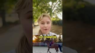 Do your stirrups SLIP OUT when you start cantering?🫣 #equestriantips #beginnerhorserider #canter