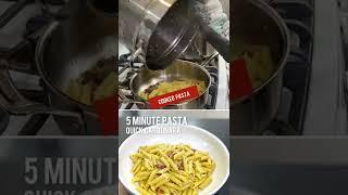 5 Minute Pasta Carbonara