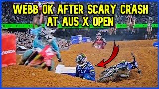 Cooper Webb OK after Scary Crash at Aus X Open