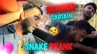 Sabtain Scared Turab Snake Prank | shehr main dihat | sher mein dehat edit | Turab and sabtain |