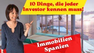 10 things every real estate investor in Spain needs to know!