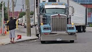 Tractor Trailer BIG RIG parking in NYC, DIFFICULTY LEVEL: EXTREME