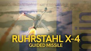 H1MIN: RUHRSTAHL X-4 WIRE GUIDED MISSILE