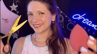 ASMR BEAUTY SALON - Makeup & Haircut for a Party (RP, Personal Attention, German/Deutsch)