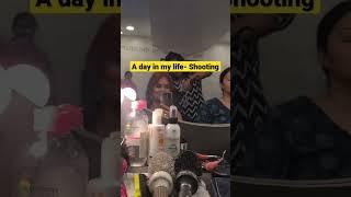 A day in my life Shooting for SBI Ad|BTS of Shooting Set|Mini vlog of shooting #shorts #btsshorts