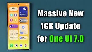 Massive New 1GB Update for Samsung One UI 7 is Already Here! - What's New?