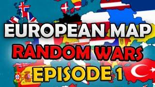 RANDOM WARS! - Map of Europe Episode 1 Compilation