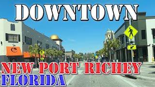 New Port Richey - Florida - 4K Downtown Drive