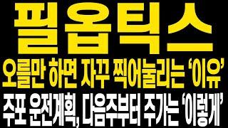 [필옵틱스 주가전망] 앞으로 주가전망 꼭 확인해주세요 함께 중심잡고 남은 6월, 수익금 더 늘려갑시다 영상으로 다음주 주가전망 자세히 보시겠습니다