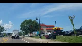 Driving in Riverview NB, Coverdale Road on a beautiful summer afternoon, August 2023