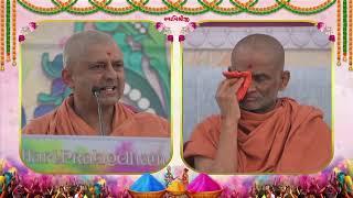 P. Sarvamangal Swami | Fuldol  Utsav - 25-3-2024 - Atmiya Vidya Dham - Bakrol