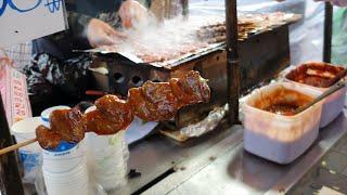 저렴하고 맛있는 염통꼬치/ 대구 와룡시장/ street food