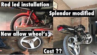 New allows in Splendor Mercedes RED Light install [divraj vlogs]