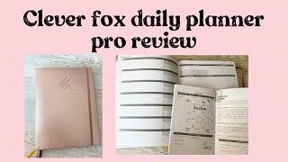 Clever fox daily planner pro review || AD ||
