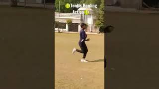 Tennis Bowling Action #tennisbowlingaction #ssa #cricket #arunpal #viralvideo #youtubeshorts