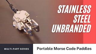 Stainless Steel Unbranded Morse Code Paddle