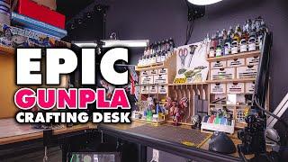 Building an EPIC Gunpla Crafting Desk