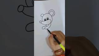 How to draw Micky Mouse ||Simple Mickey Mouse drawing ||#shorts #viral #trending