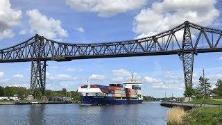 Shipspotting an der Rendsburger Hochbrücke | 15.06.2017 | 4K