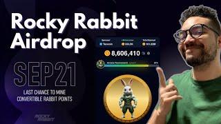 Rocky Rabbit Airdrop Update | Ton Airdrop, 14 Days Left!