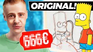 Einmalig! Originale Simpsons-Zeichnung aus der Serie | Höhle der Sammler #2