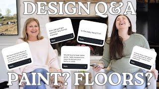 FLOORING, LIGHTING, PAINT COLORS | Monthly Home Design Q&A  FHL Design