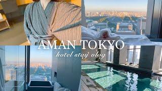 AMAN TOKYO VLOG breakfast at 36th floor | 1000$ per night | most luxurious hotel in Japan