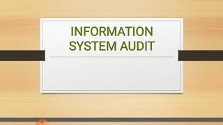 Information System Audit