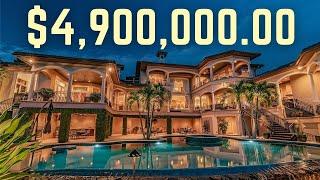 Touring a $4,900,000.00 Lakefront Mansion in Florida | Luxury Homes