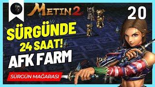 SÜRGÜN'DE 24 SAAT AFK FARM | 30 GÜN YAĞMA PET SERİSİ | METİN2 TR [RUBY]Charon | BÖLÜM 20