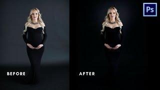 How to make your photos on a dark background LOOK BETTER FAST! Photoshop Tutorial