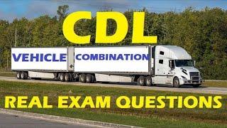 Vehicle Combination Exam EXACT Questions | DMV CDL Permit Test 2025