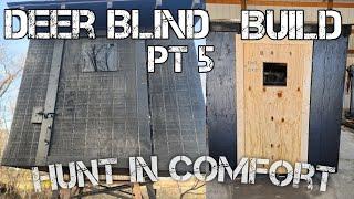 Deer Blind Build: How to Escape the Ordinary. Pt 5 #hunting