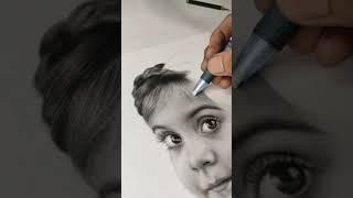 online class demonstration of realistic portrait #art #artist #portrait #drawing