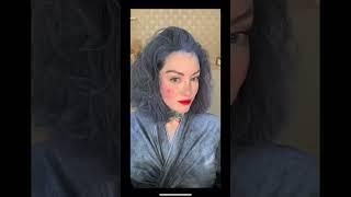 Blue Hair Powder and Pomade from LBCC Historical  #hairtutorial