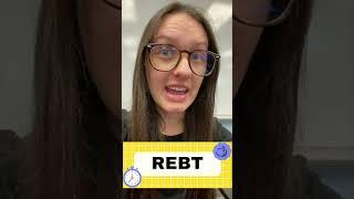 NCE Minute: Rational Emotive Behavior Therapy (REBT)