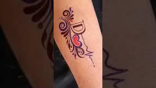 D️name love simple Tattoo | SMH