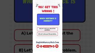  90% of English learners get this wrong – do you? #SHORT #FREE #ENGLISH