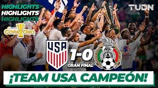 Resumen y goles | Estados Unidos vs México | Copa Oro 2021 - Final | TUDN