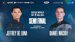  QATAR WORLD CUP 10 BALL - JEFF DE LUNA (FILIPINA) VS DANIEL MACIOL | SEMI FINAL