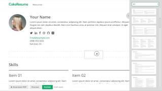 CakeResume Editor