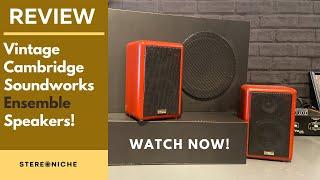 Vintage Speaker Review - Cambridge SoundWorks Ensemble from 1988