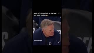 Steve Kerr was hilarious for this