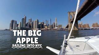 We sail right into New York City!                         #sailing  Ep11