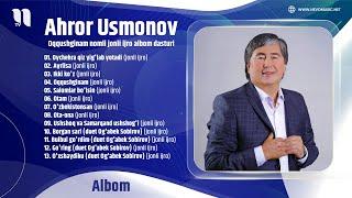 Ahror Usmonov - Oqqushginam nomli jonli ijro albom dasturi