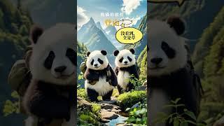 The Panda's journey 熊猫的旅程 #panda #ai #funny #travel #熊猫