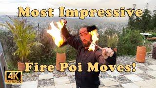 Top 5 Fire Poi Tricks! Best Fire Spinning Moves to Impress the Crowd!