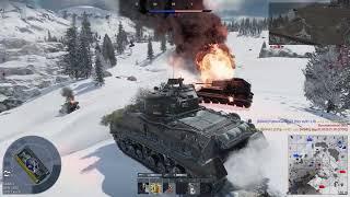 Some Sherman 105 Action (War Thunder)