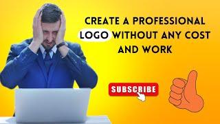 Create a professional Logo without any cost and work |Zain Tech|