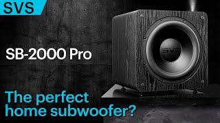 SVS SB-2000 Pro. The perfect subwoofer for a 40 sq.m. room?